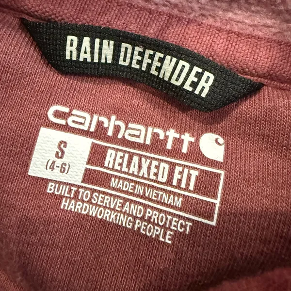 CARHARTT Rain Defender Relaxed Fit Midweight C Logo‎ Graphic Sweatshirt Small - Image 5