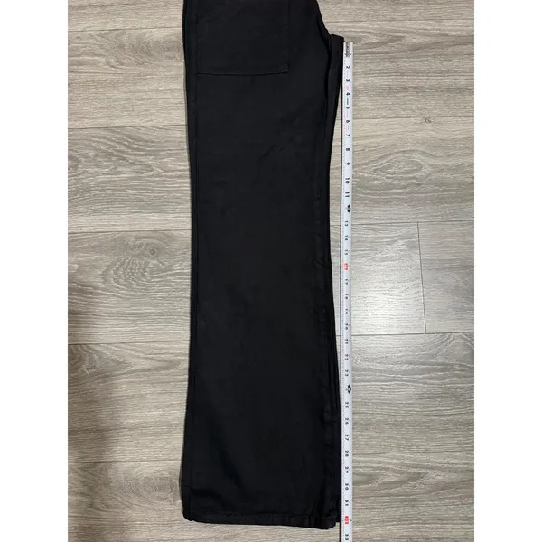 New J Galt Brandy Melville M Black Skinny Combat Pants Low Rise‎ Cargo Punk Y2K - Image 8