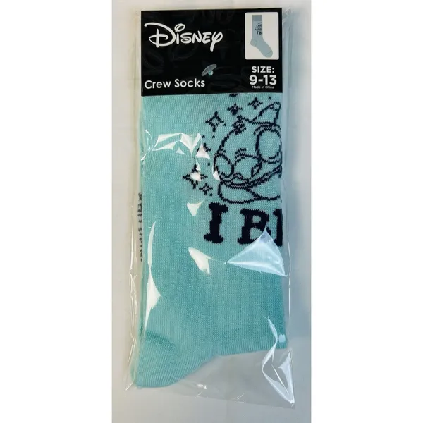 New Lilo & Stitch Crew Socks Women's Size 9-13 Colorful Novelty Fun Disney Movie - Image 2