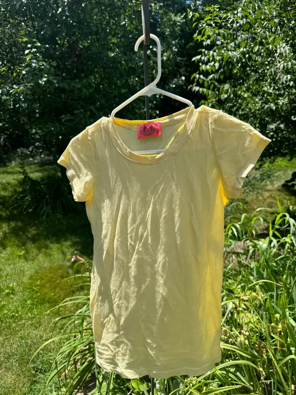 Short Sleeve Juicy Couture Tee Yellow - Image 2