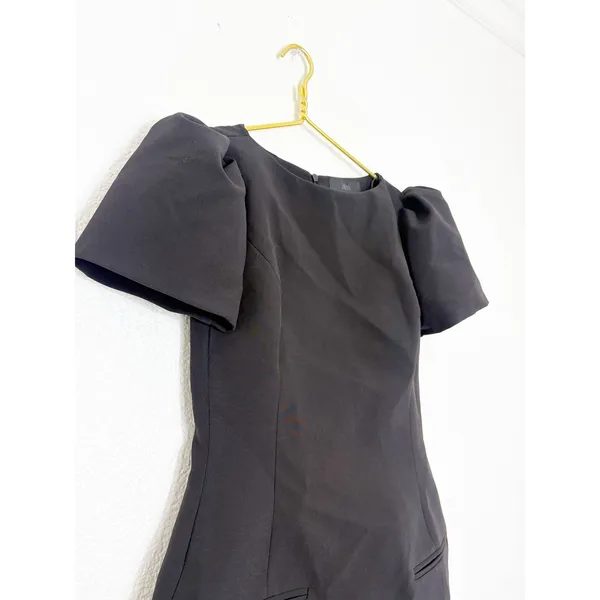 Zara Woman FW25 Black Short Pleated Pocket Dress 8839/777 Medium Chic Preppy - Image 8