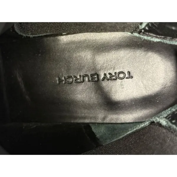 Tory Burch‎ Womens Black Leather Square Toe Chelsea Ankle Boots 143257 Size 6.5M - Image 5