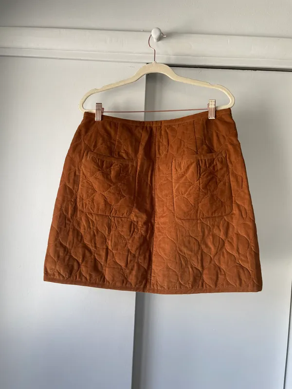 Madewell NWT Corduroy Quilted Mini Skirt - Image 4