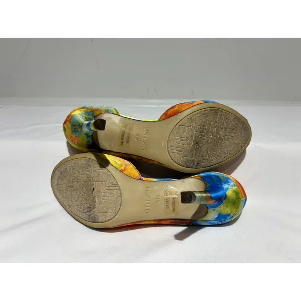 UNISA Colorful Peep-Toe Heels Size 6 - Image 6