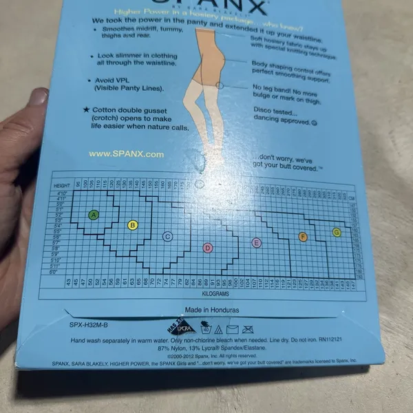 NEW Spanx Higher Power High Waisted Power Panty Shaper Slimmer Size E Bare - Image 6