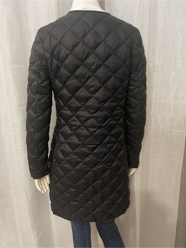 UNIQLO Ultra Light Down Compact Coat Black Size S Quilted Long Jacket Packable - Image 7