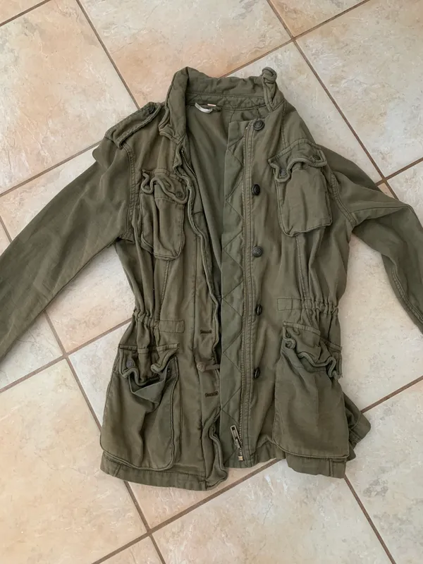 Free People Olive Green  Coat - Image 2