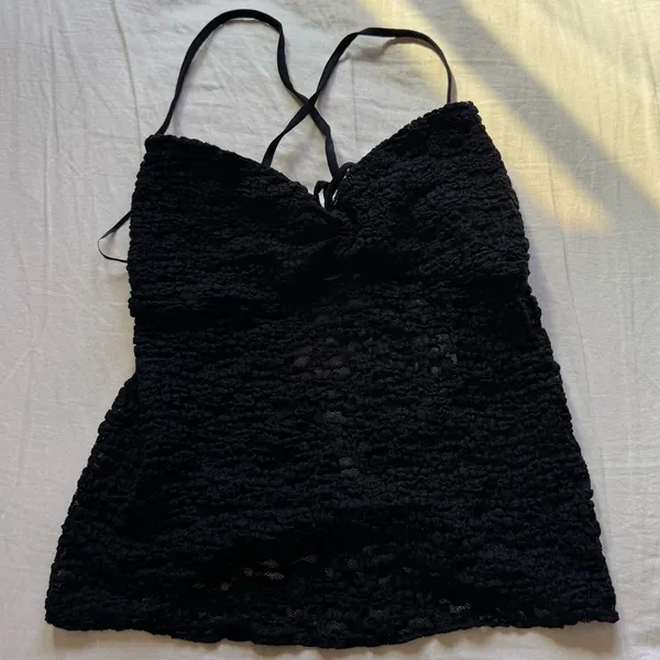 Garage - Apron Back Lace Halter Top - Image 5