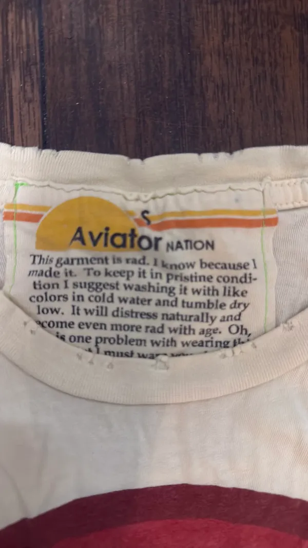 Aviator Nation Cropped Tee - Image 3