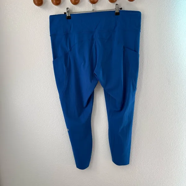 Lululemon Fast and Free High Rise Tight 25" Nulux Symphony Blue Leggings 18 - Image 5