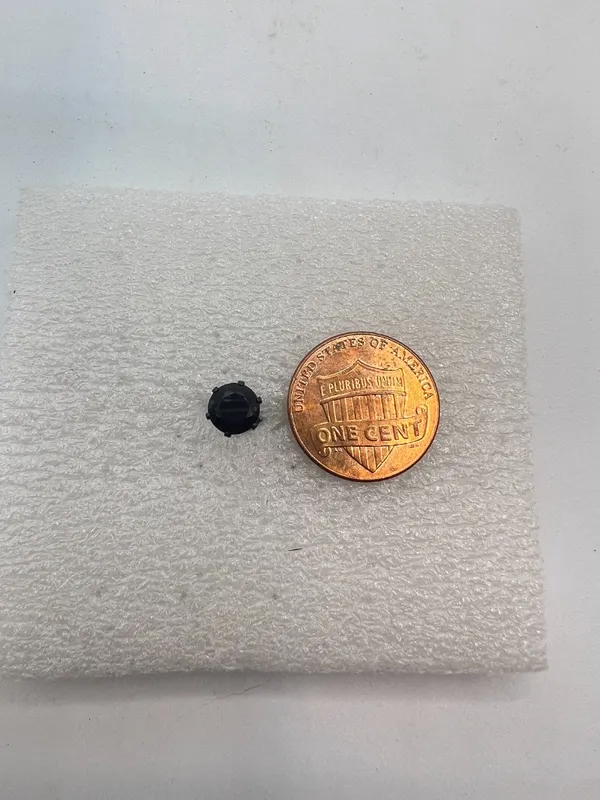 Black CZ Stainless Steel Stud Earrings - Image 2