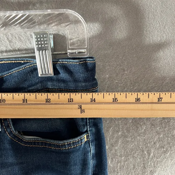 898 | a.n.a‎ High-Rise Distressed Raw Hem Jegging Blue Women 4P - Image 3