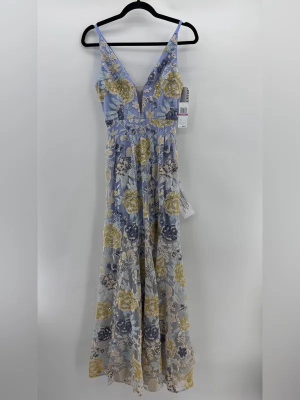 Dress The Population Samira Embellished Chiffon Gown - Image 3