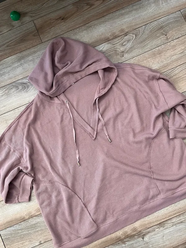 Altar’d state intimates waffle knit hoodie - Image 2