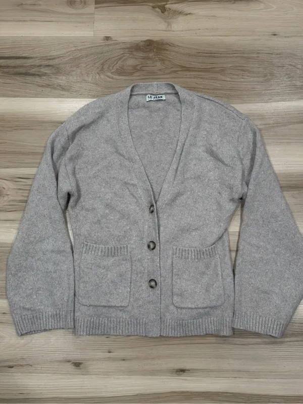 Le Jean Los Angeles Willa Alpaca/Yak Cardigan Women’s Medium - Image 2