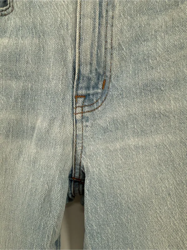 Madewell The High-Rise Slim Crop Boyjean in Dumas‎ Wash: Ripped Edition size 25 - Image 8
