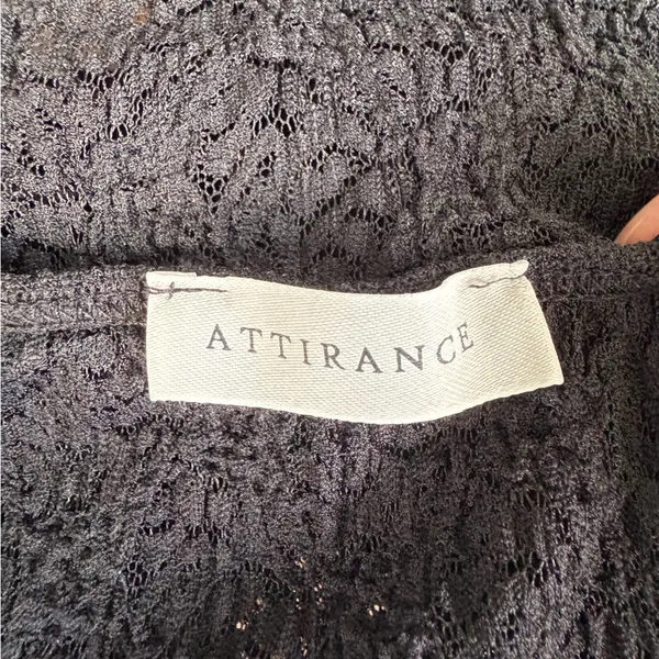 Attirance Elegant Black Lace Women Top - Image 3