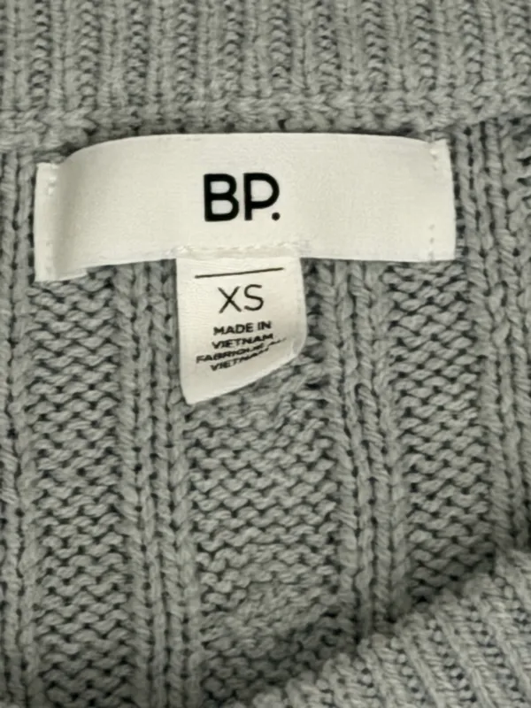 BP. Button Front Cotton Blend Grey Cardigan Size XSmall - Image 3