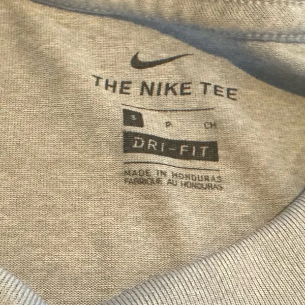 Nike Gray Short Sleeve dri-fit Tee small - Image 2