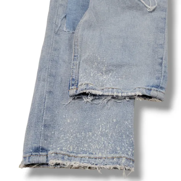Abercrombie & Fitch Zoe Natural Rise Ankle Straight Jeans Size 24/00s 23x25 Blue Denim Pants - Image 5