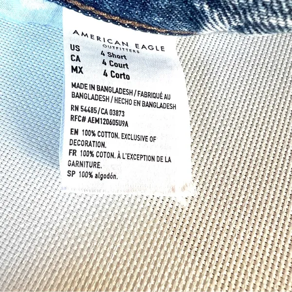 Mom Destroyed High Rise Denim Jeans - Image 12
