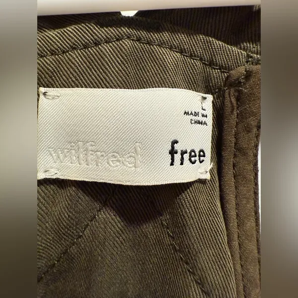 Aritzia Wilfred Free Beatriz Green Overalls Romper‎ Size L - Image 10