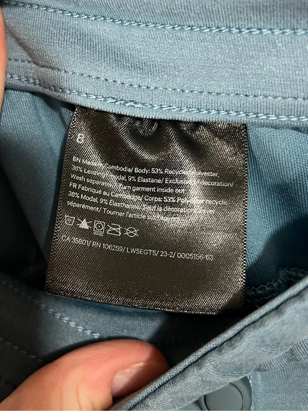 Lululemon Softstreme High-Rise Pants Full Length Utility Blue Size 8 - Image 3