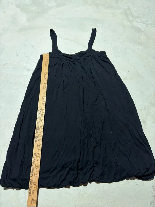 Free people FP Black Sleeveless Bubble Hem Mini Dress small - Image 5