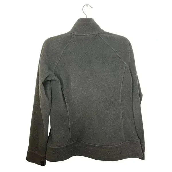 North Face Full Zip Fleece Women's Size Medium Black Hiking Warm Active - Image 2
