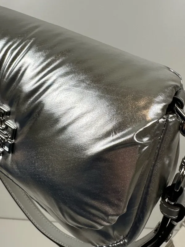 Tory Burch Britten Metallic Puffy Convertible Crossbody - Image 3