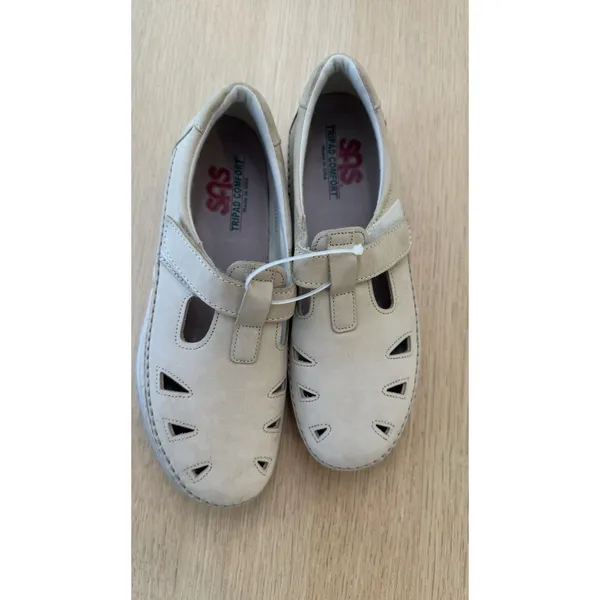 Sas Roamer Tripad Comfort Beige Leather Shoes Womens Size 9 M - Image 5