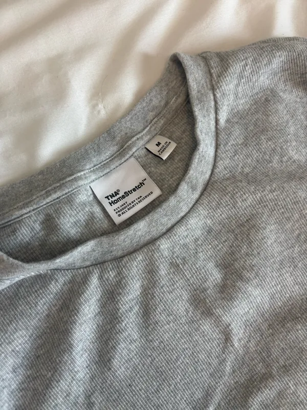Gray Aritzia Tna home stretch cropped short sleeve - Image 2