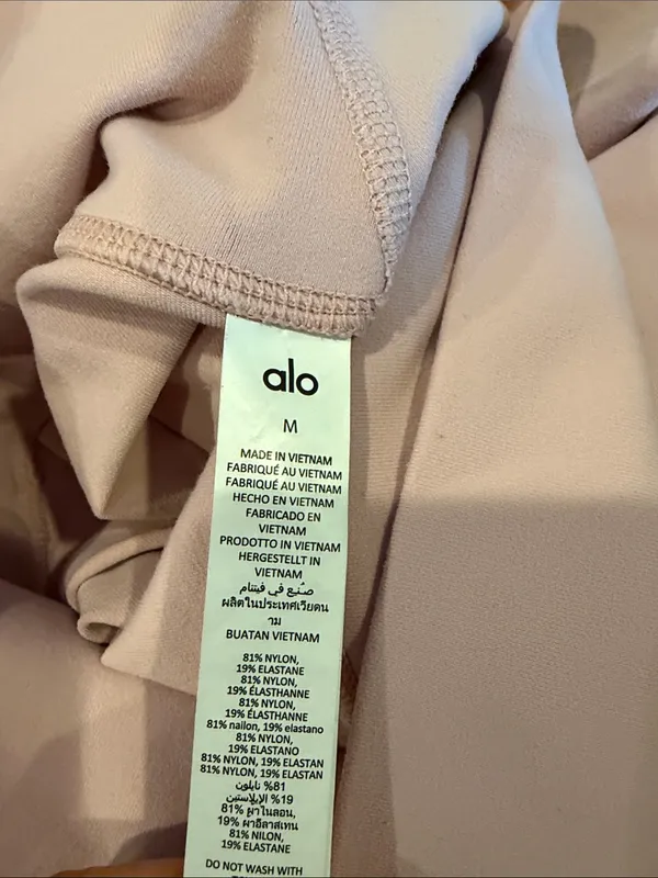 Alo Yoga Pink High Waist Leggings Thick Material Women’s Medium - Image 5