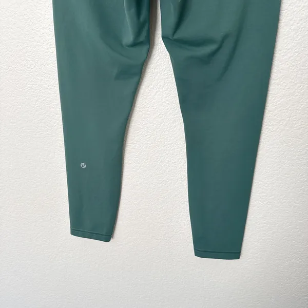 [Lululemon] Medium Teal Green Wunder Train High Rise Tight Leggings 25" Size 8 - Image 6