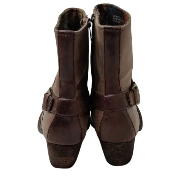 Brown Leather Boots by Born sz 6 - Image 4