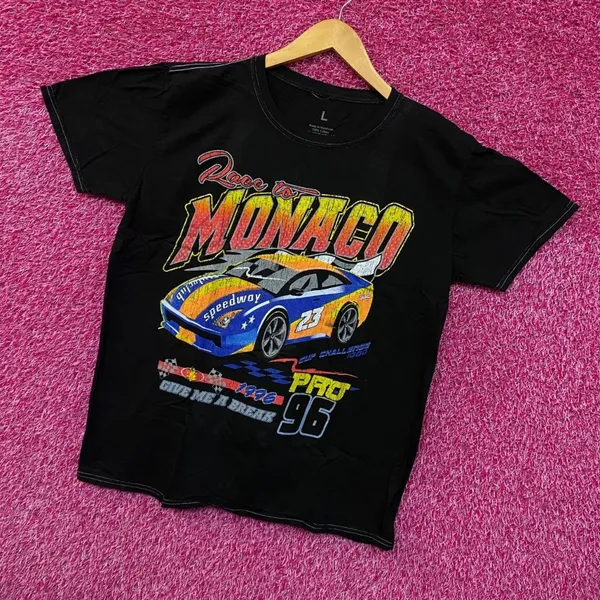 Race to Monaco Pro 96 Cup Challenge 1000 Racing Car Tee L - Image 3