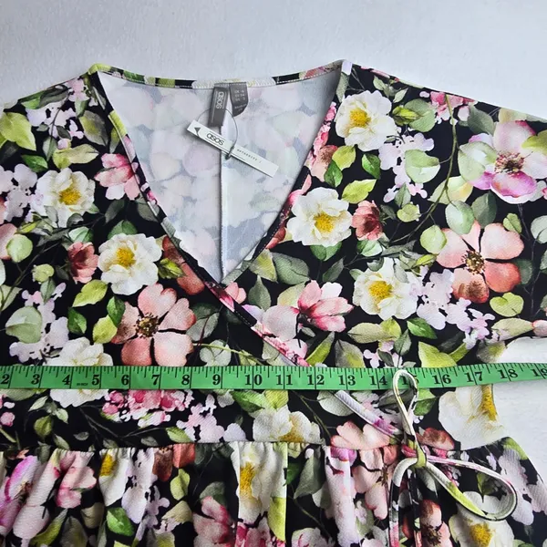 ASOS Maternity NWT Floral Faux‎ Wrap Midi Dress Long Sleeve Size 2 - Image 8