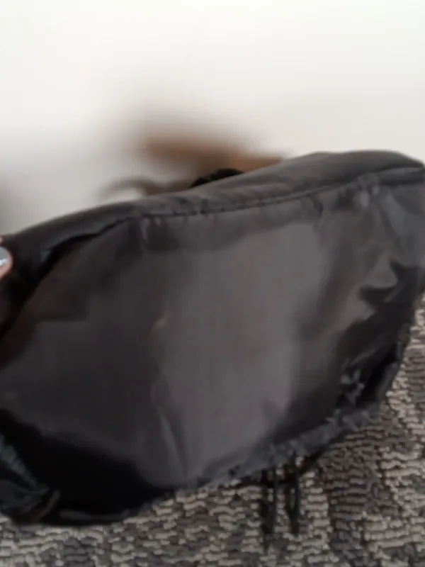 Beyond Yoga Black Drawstring Backpack with Front Zip Pocket Yoga Gym Sporty - Image 6