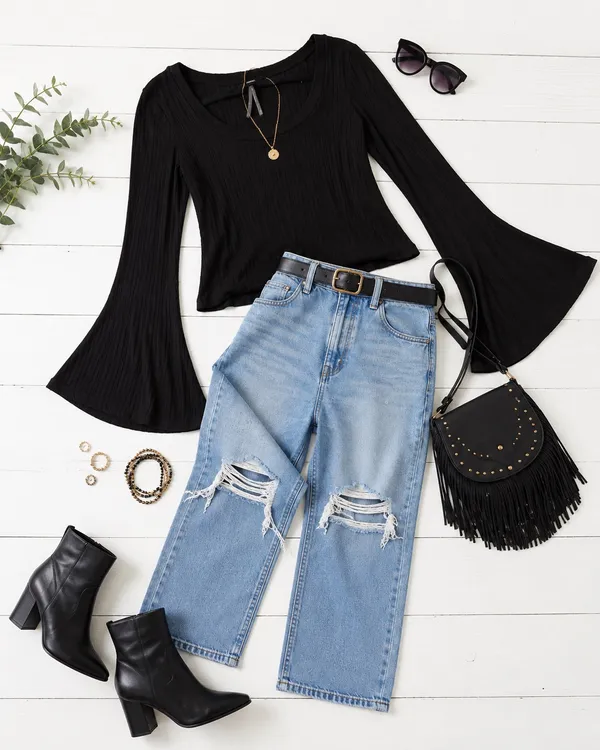 Anthropologie Black Sweater - Image 2