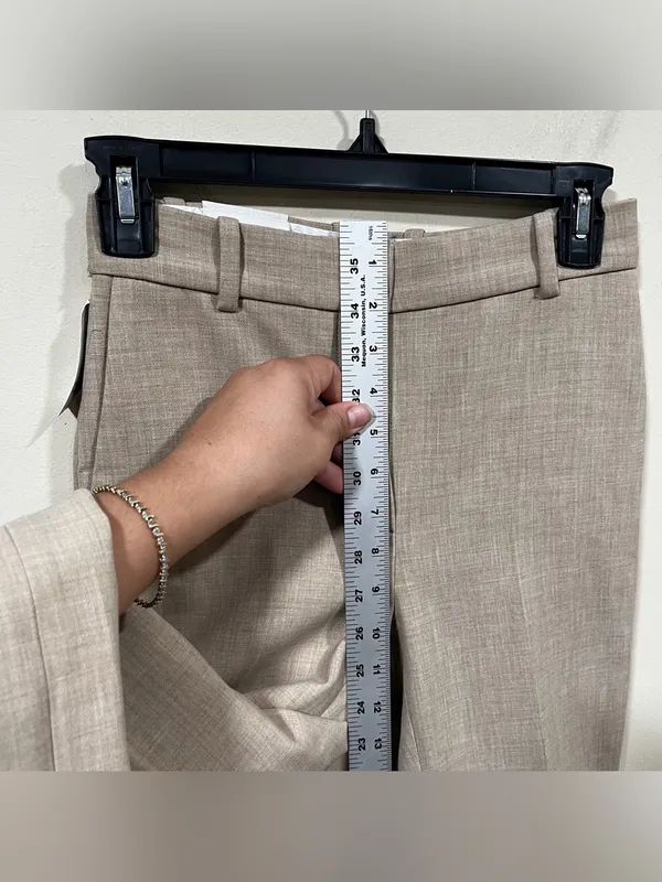 Aritzia Babaton Program Pant Heathered High Rise Flare size 2 NWT full length - Image 6
