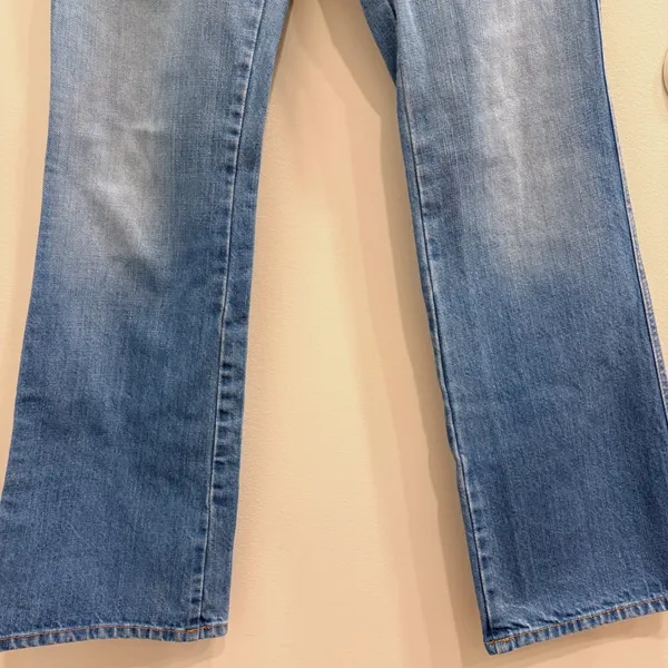 Diesel Zink Low Rise Bootcut Flare Jeans Light Wash‎ Faded Made in Italy Y2K 27 - Image 4