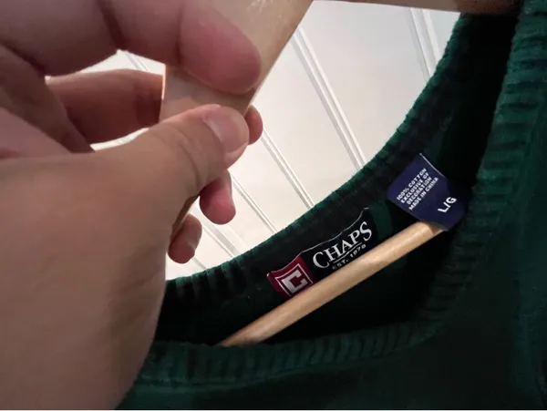 Chaps Men Vest Green L - Image 2