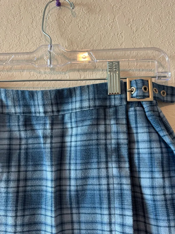John Galt Brandy Melville Mini Plaid Skirt - Image 2