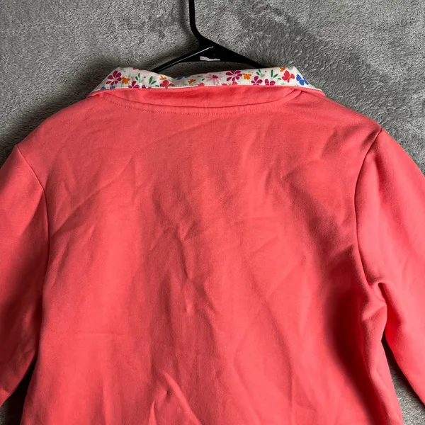 Lighthouse Women’s Coral‎ Long Sleeve Button Snap Pullover Size 6 New Pink - Image 6