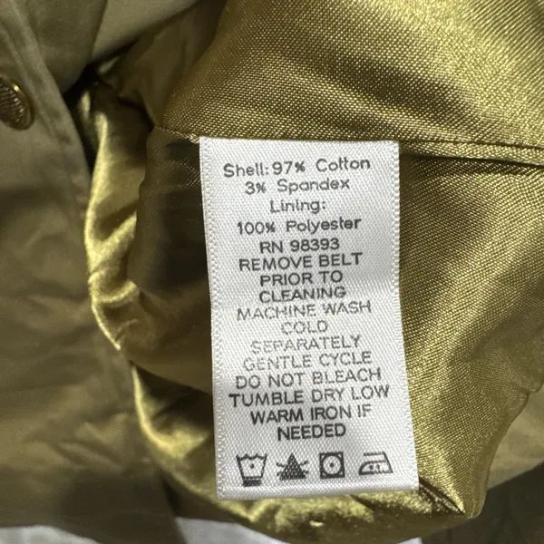 Rachel Zoe Safari Field Jacket S Tan Olive Military Utility Utilitycore Jacket - Image 6