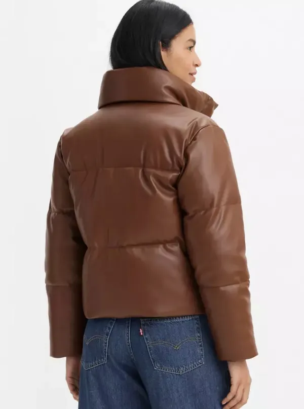 Levi’s Faux Leather Puffer - Image 2