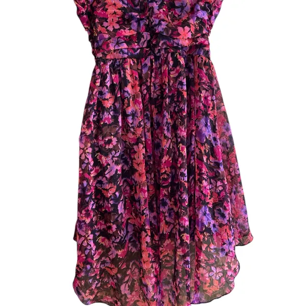 Charlotte Russe XS Floral Asymmetrical Hem Dress – Size XS - Image 5