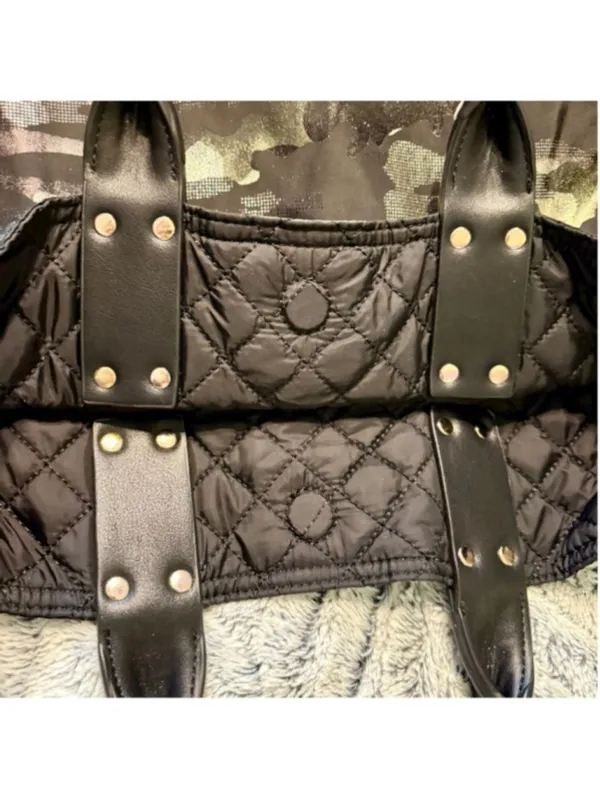 NEW Sol and Selene It Girl Reversible Metallic Camo Tote NWOT - Image 7