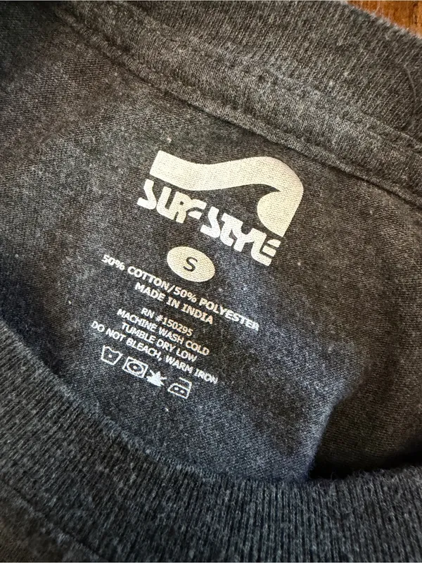 Surf Style “Gulf Shores”Retro Turtle 🐢 Stripe Graphic Tee, Small - Image 6