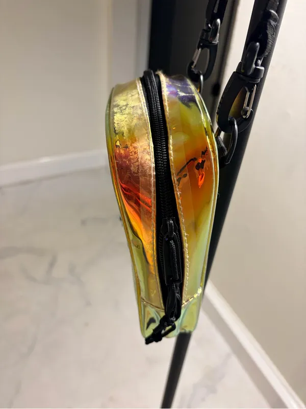 Adidas Iridescent Yellow Mini Crossbody Bag - Image 6